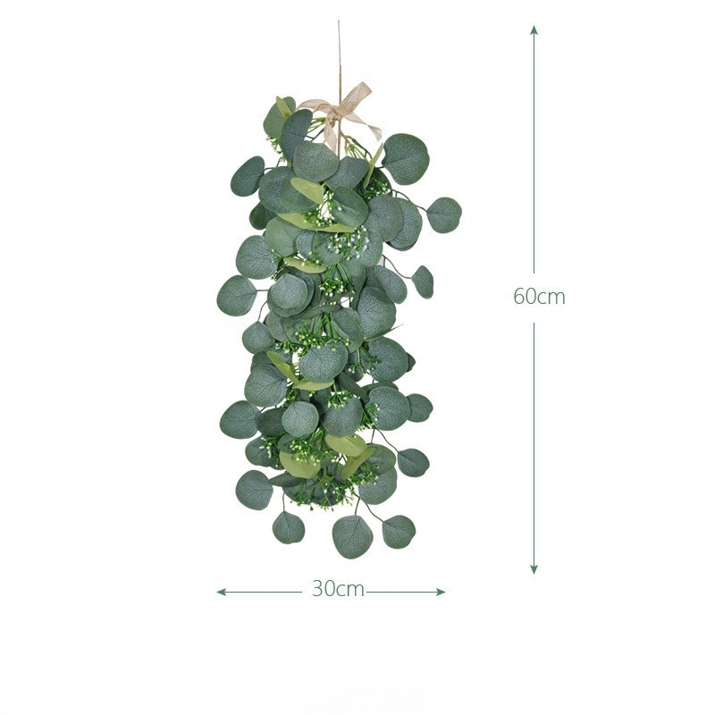 Decoración de pared con plantas verdes