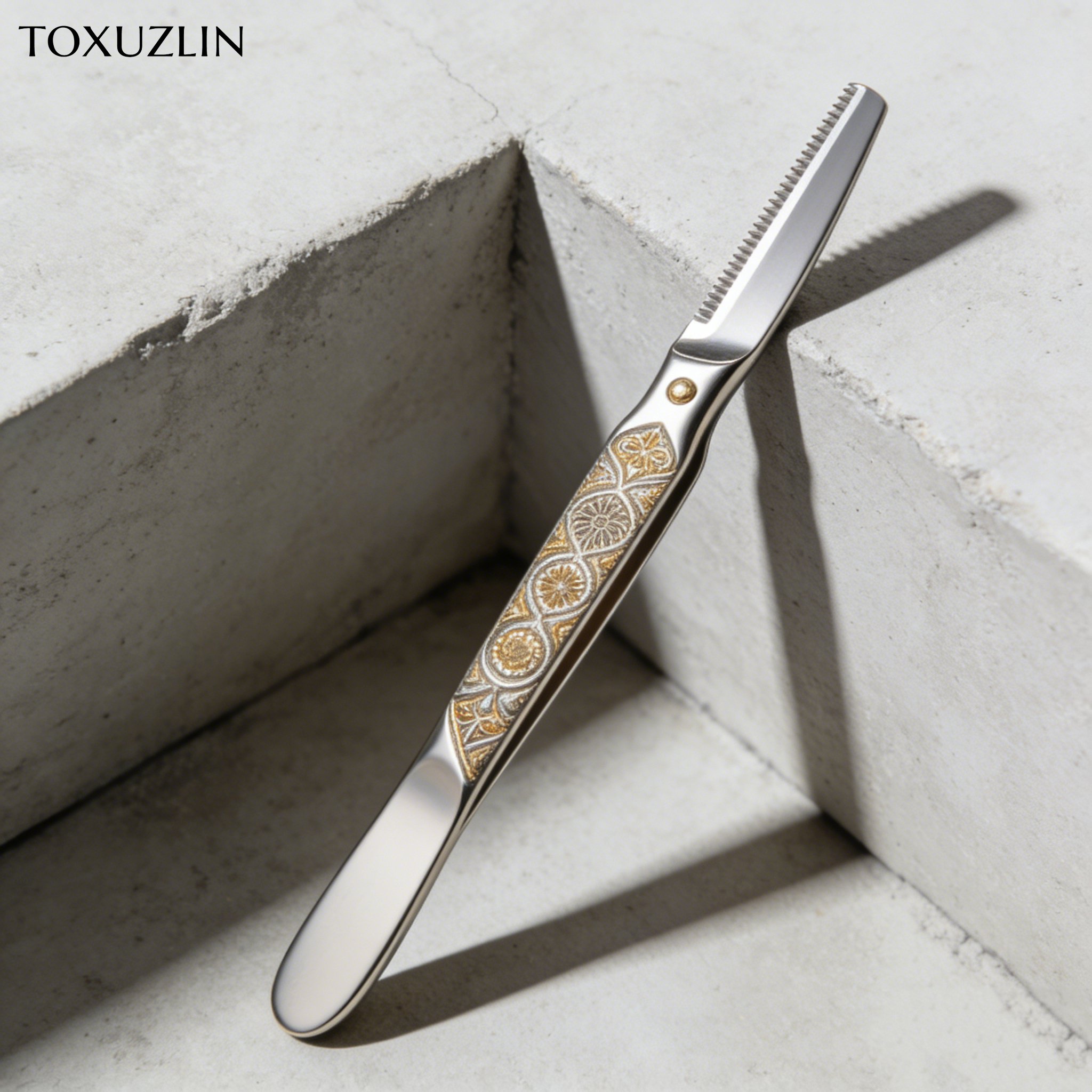 ชุดอุปกรณ์ตัดแต่งคิ้วสำหรับมือใหม่ 4 ชิ้น ป้องกันรอยขีดข่วน