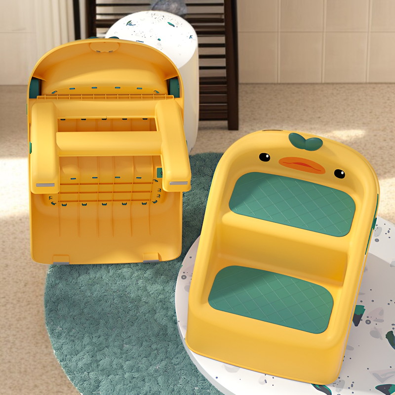 Baby hand washing ladder for bathroom use