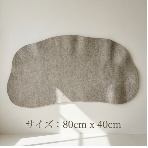 大きめサイズのウールフェルトマウスパッド