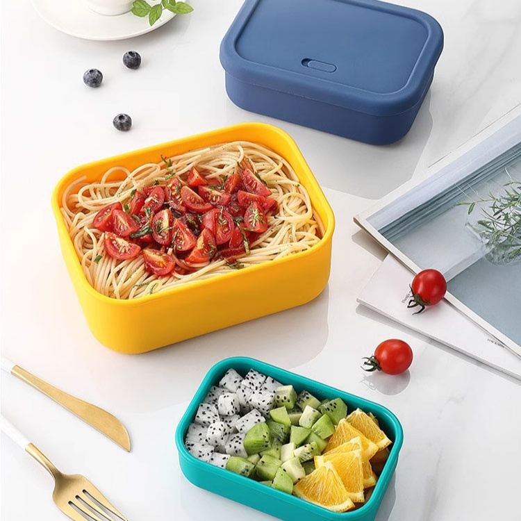 Japanese Bento Box Silicone Airtight Food Container