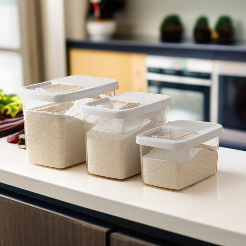 식품등급 곡물 저장함 다용도 밀폐용기