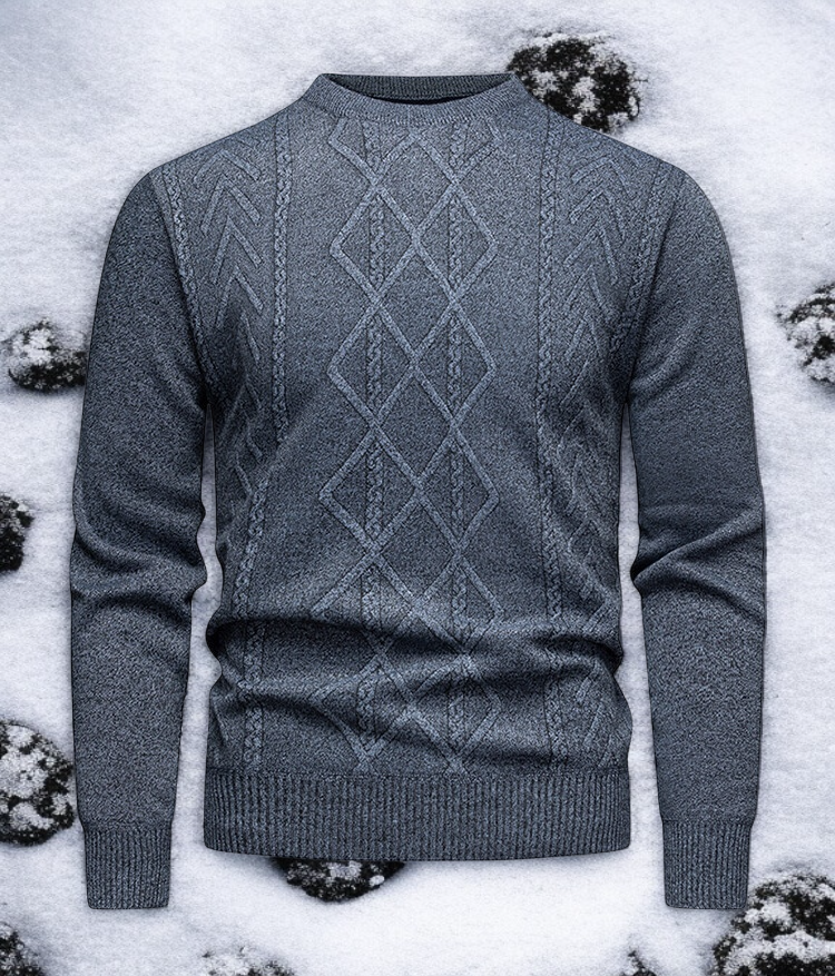 シンプルデザインのメンズダイヤモンドボトムシャツ