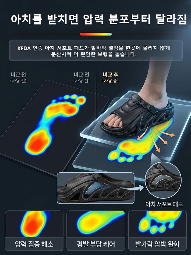 푹신한 초쿠션 두꺼운  2.0 슬리퍼