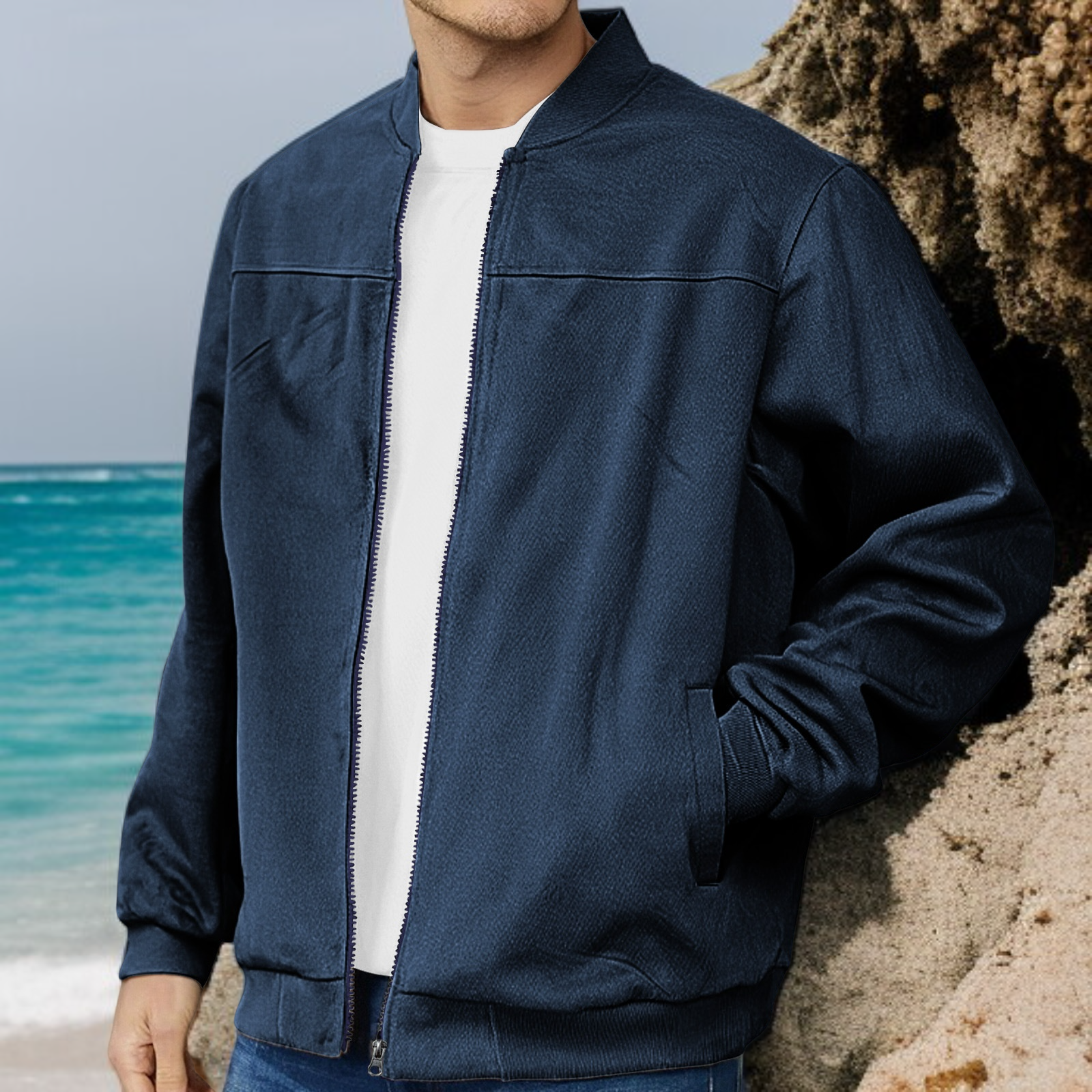 빈티지 긴팔 카디건 재킷