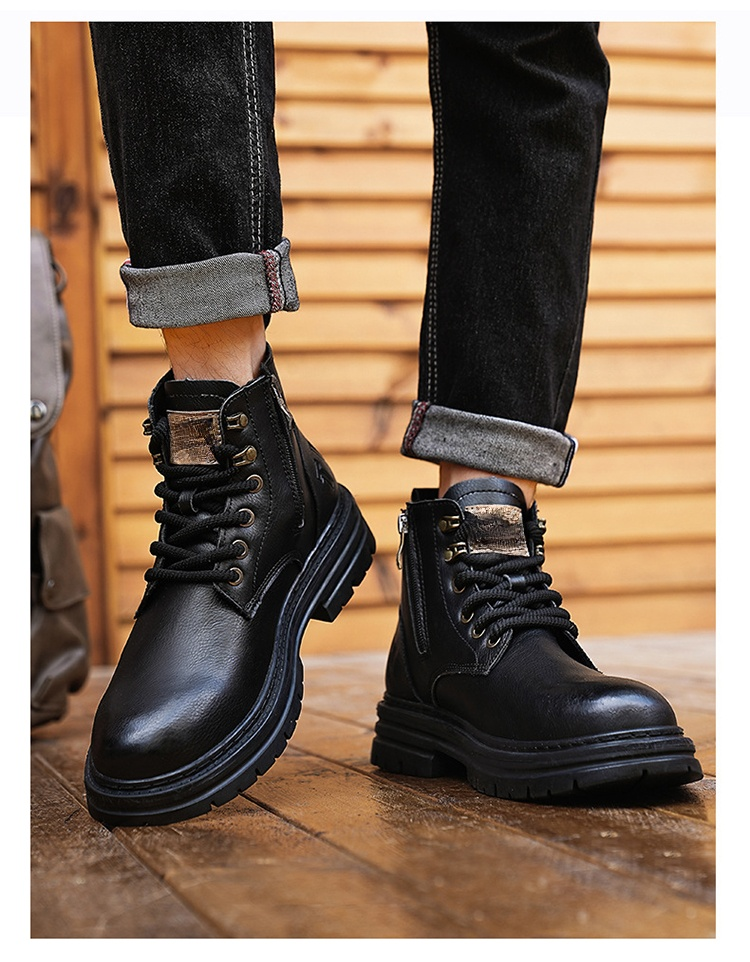 겨울철 필수 남성 클래식 워커 부츠