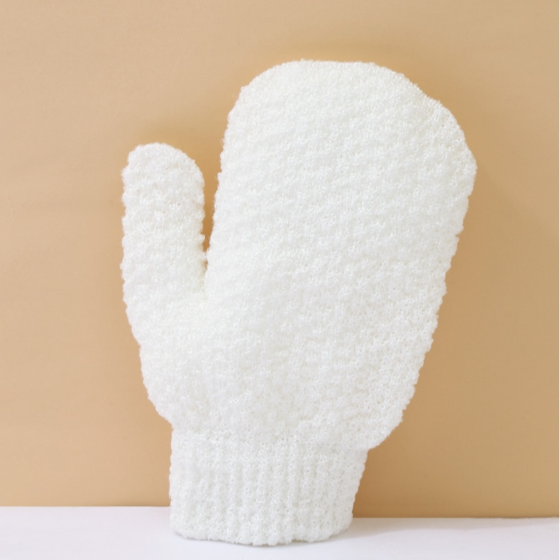 Gant de gommage pour le bain
