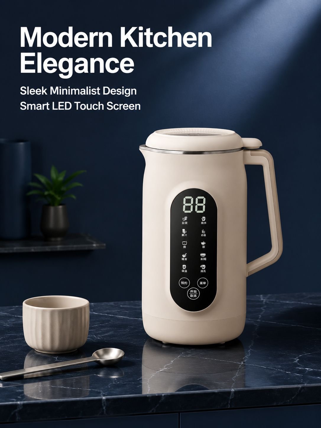Touch Screen Fully Automatic Multifunctional Soy Milk Maker