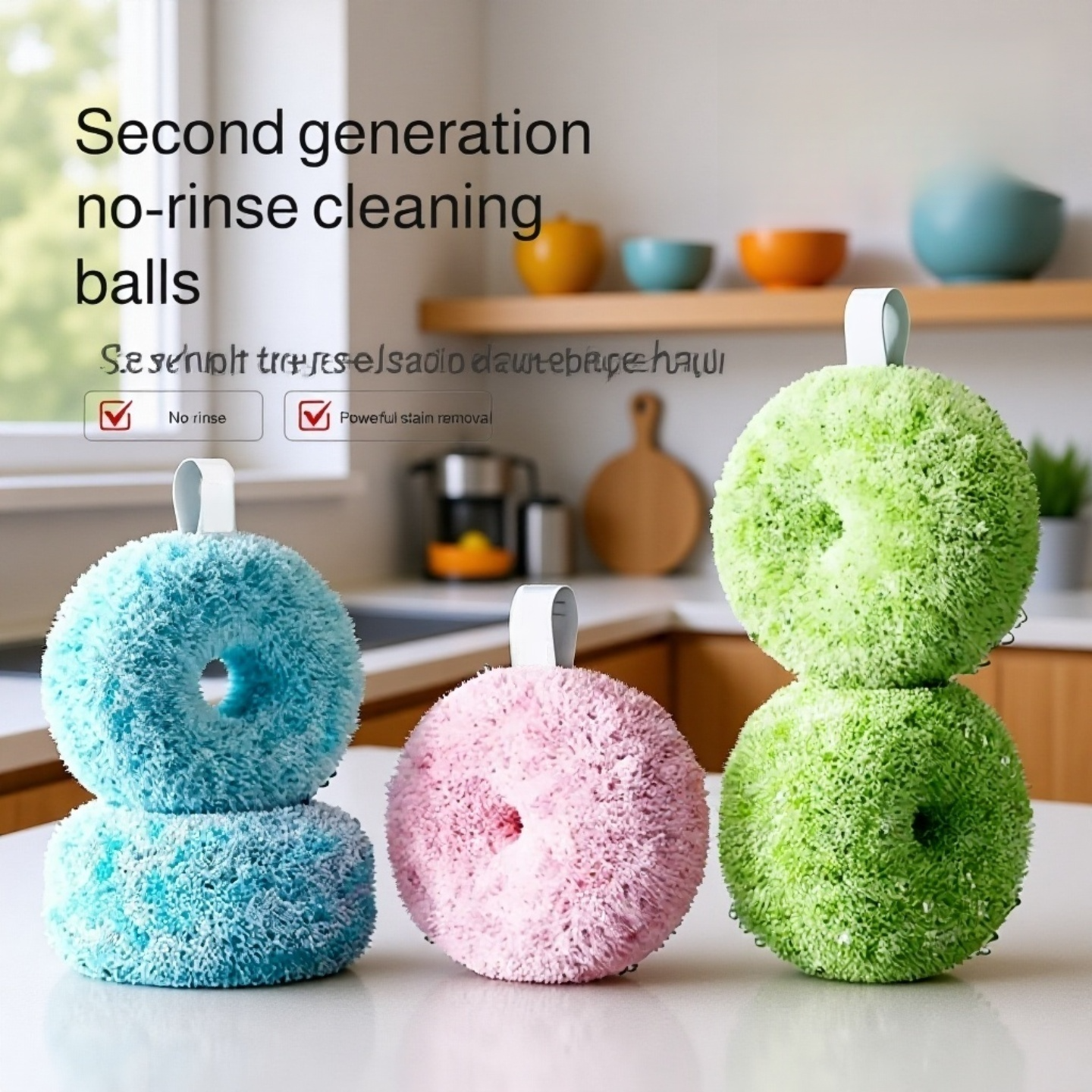 Antibacterial sink brush cleaning sinks and counters