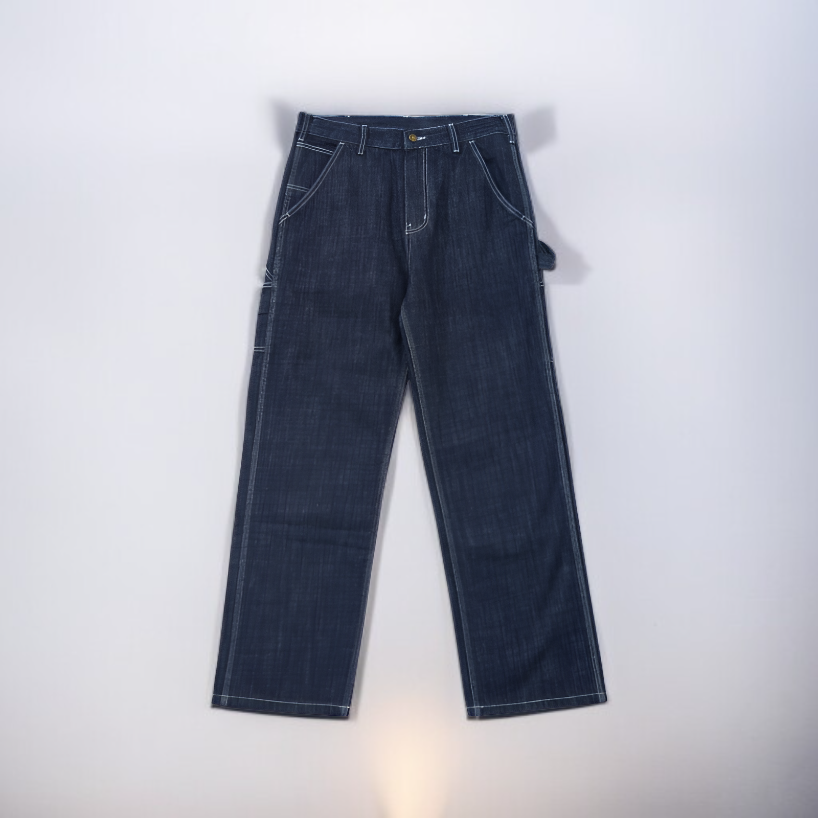 멀티 포켓 생지 대나무 데님 진