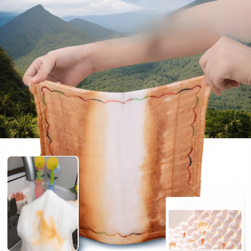 다용도 매직행주 다용도 클렌징 수건 두껍고 두꺼운 행주 테이블 기름 묻히지 않는 행주 레인보우 수건 세척이 용이한 순면 거즈 행주