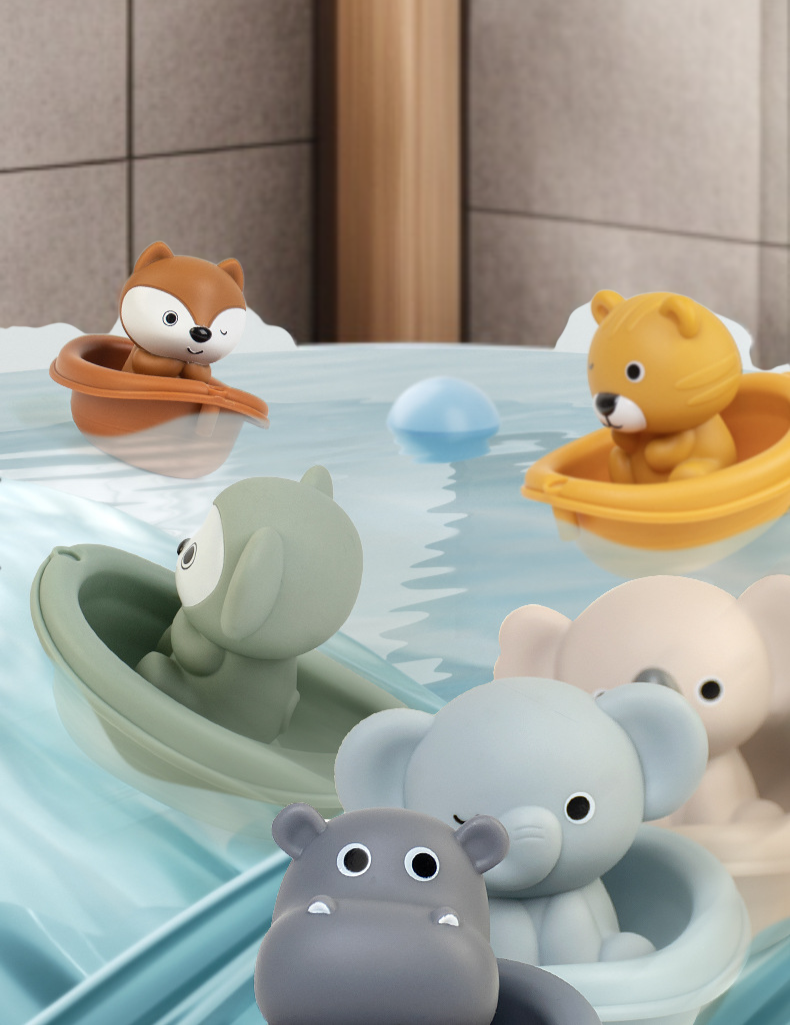 안전한 소재로 만든 어린이 목욕 장난감