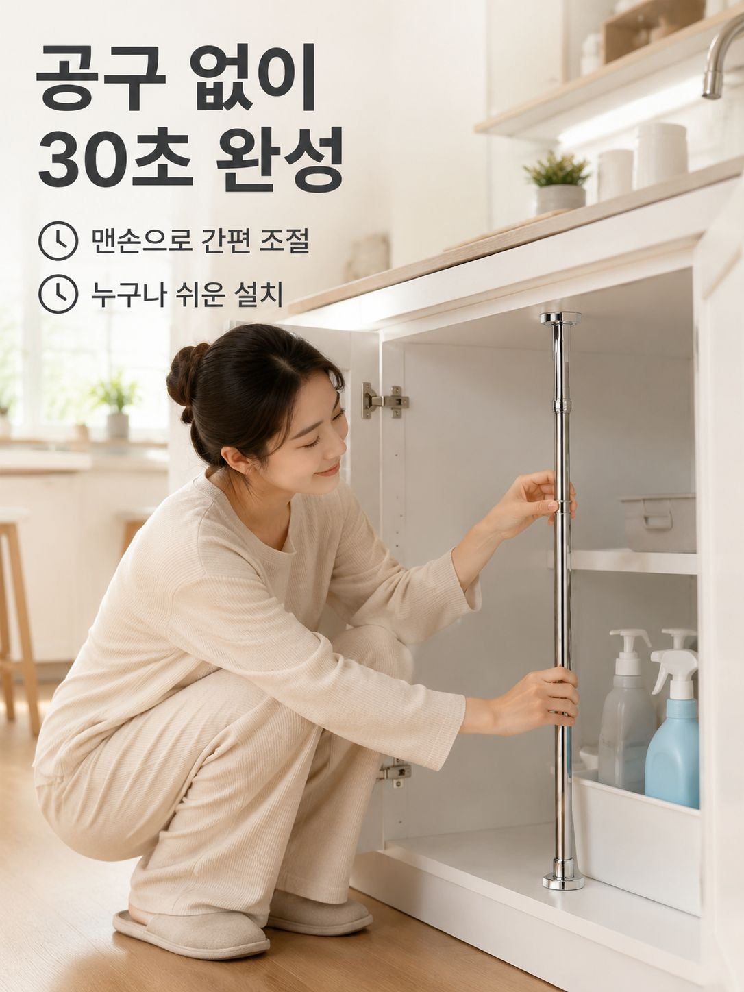실내 인테리어에 어울리는 가구 고정 봉