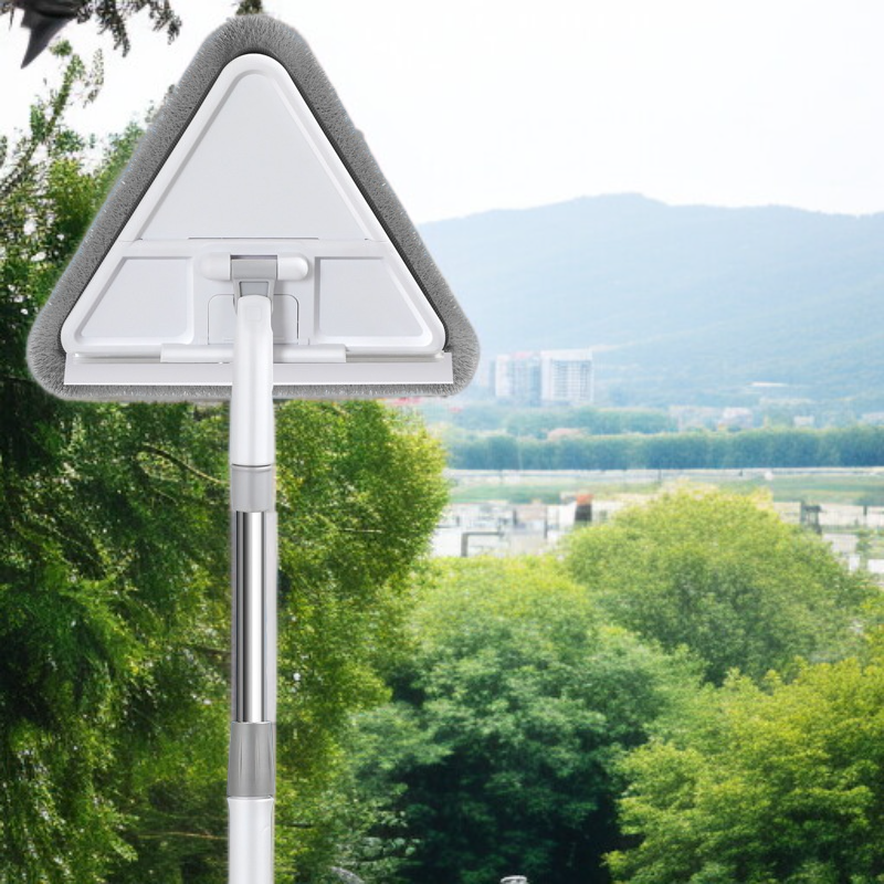 家庭用高層折りたたみ多機能三角モップ 伸縮調節可能なクリーン天井 窓拭きに最適