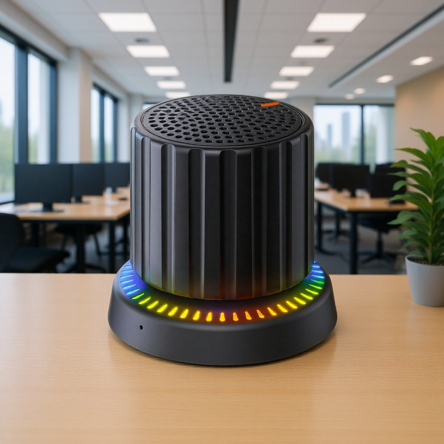Haut-parleur Bluetooth portable en déplacement