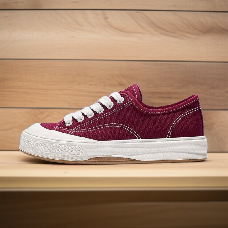 여성 키높이 캔버스화 전체 이미지