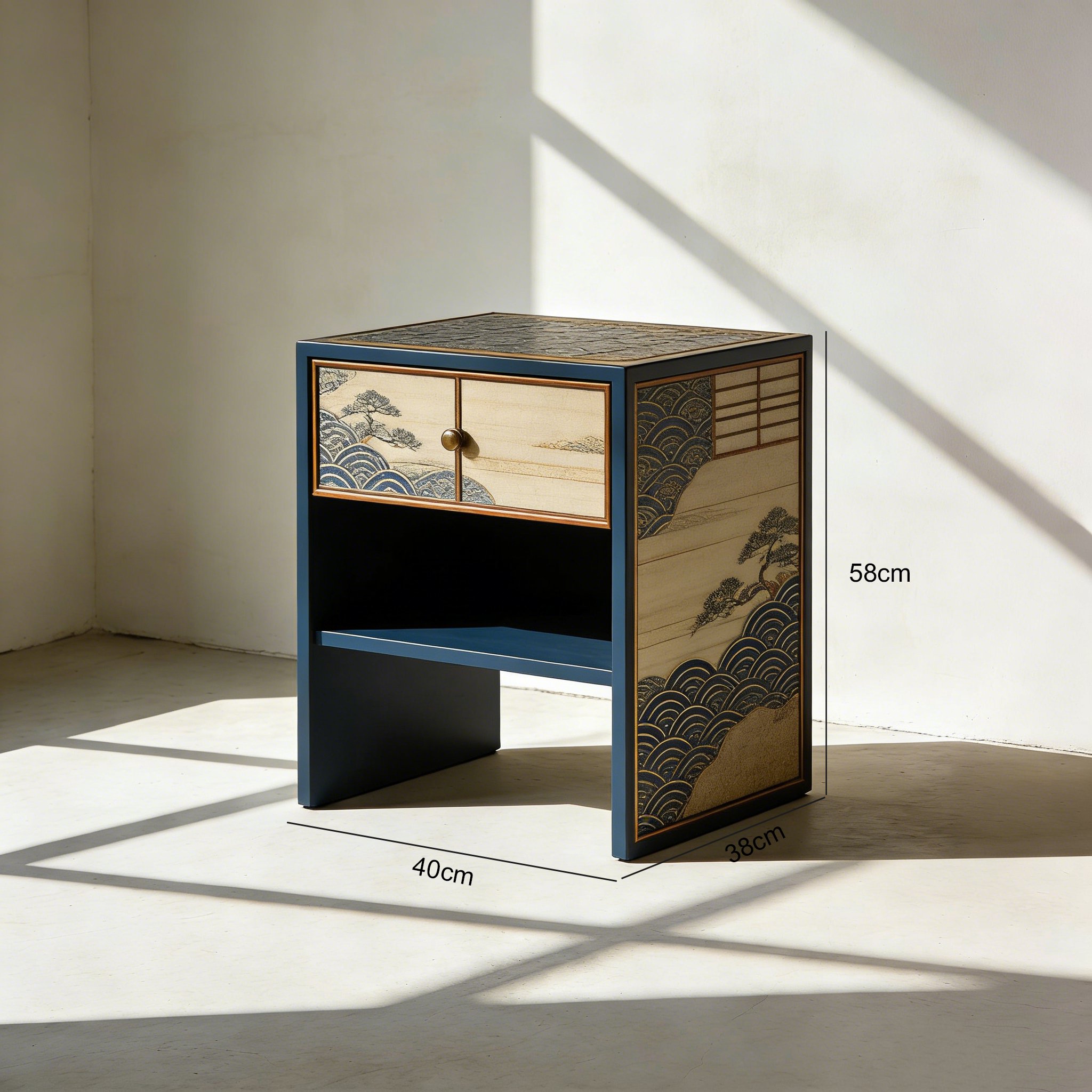 省スペース設計のキャビネット