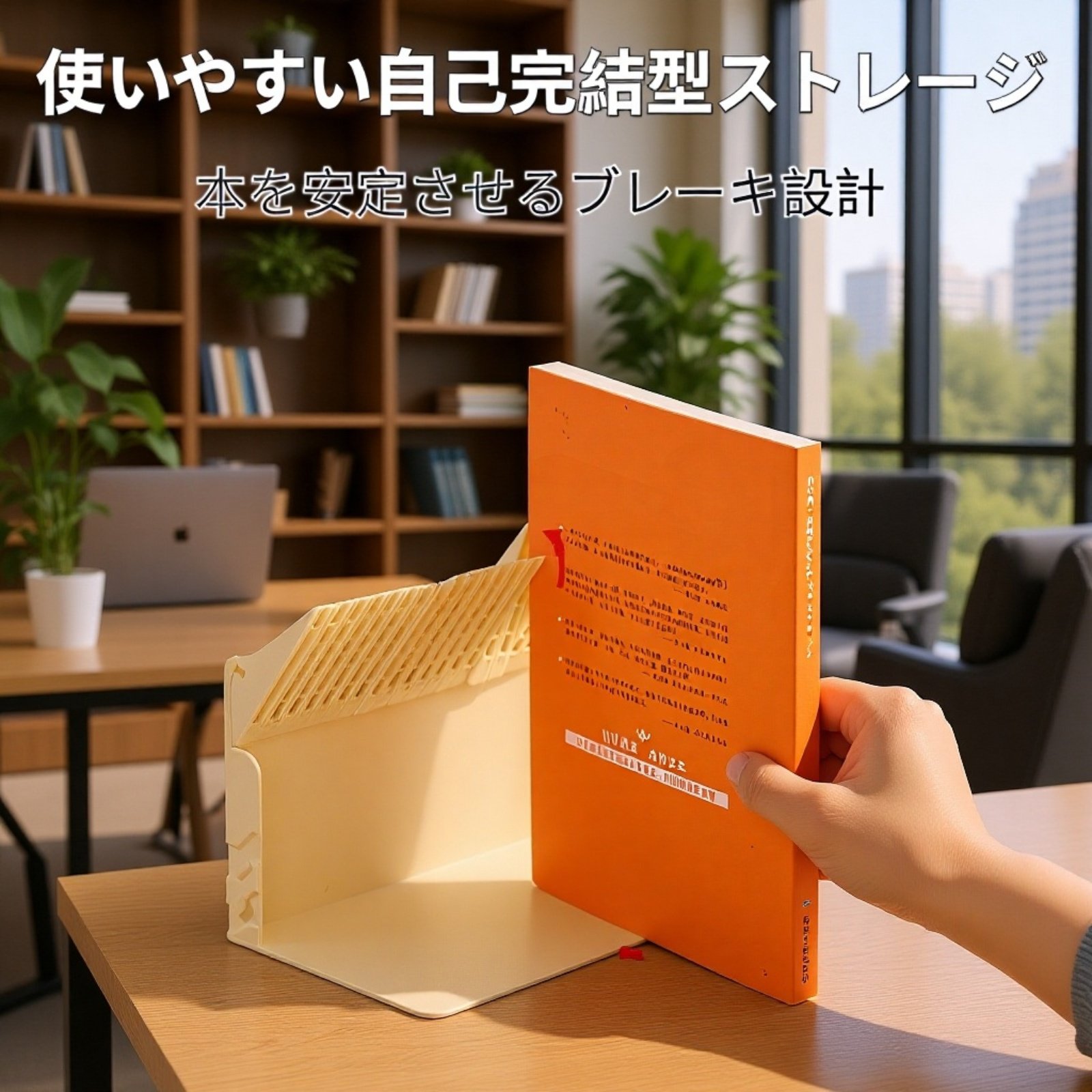 デスク用本立て収納ラック