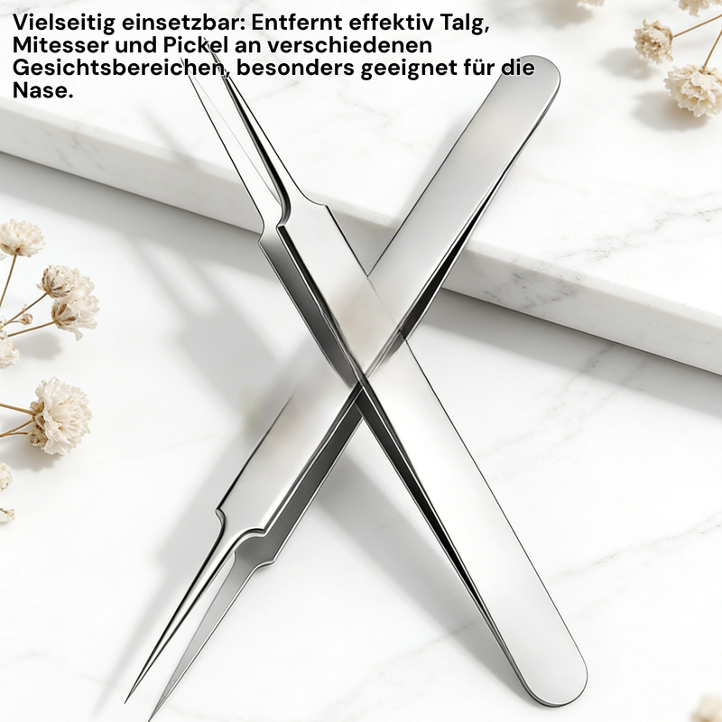 Akne-Nadeln und Mitesser-Entferner Set, Pickelentferner Werkzeug