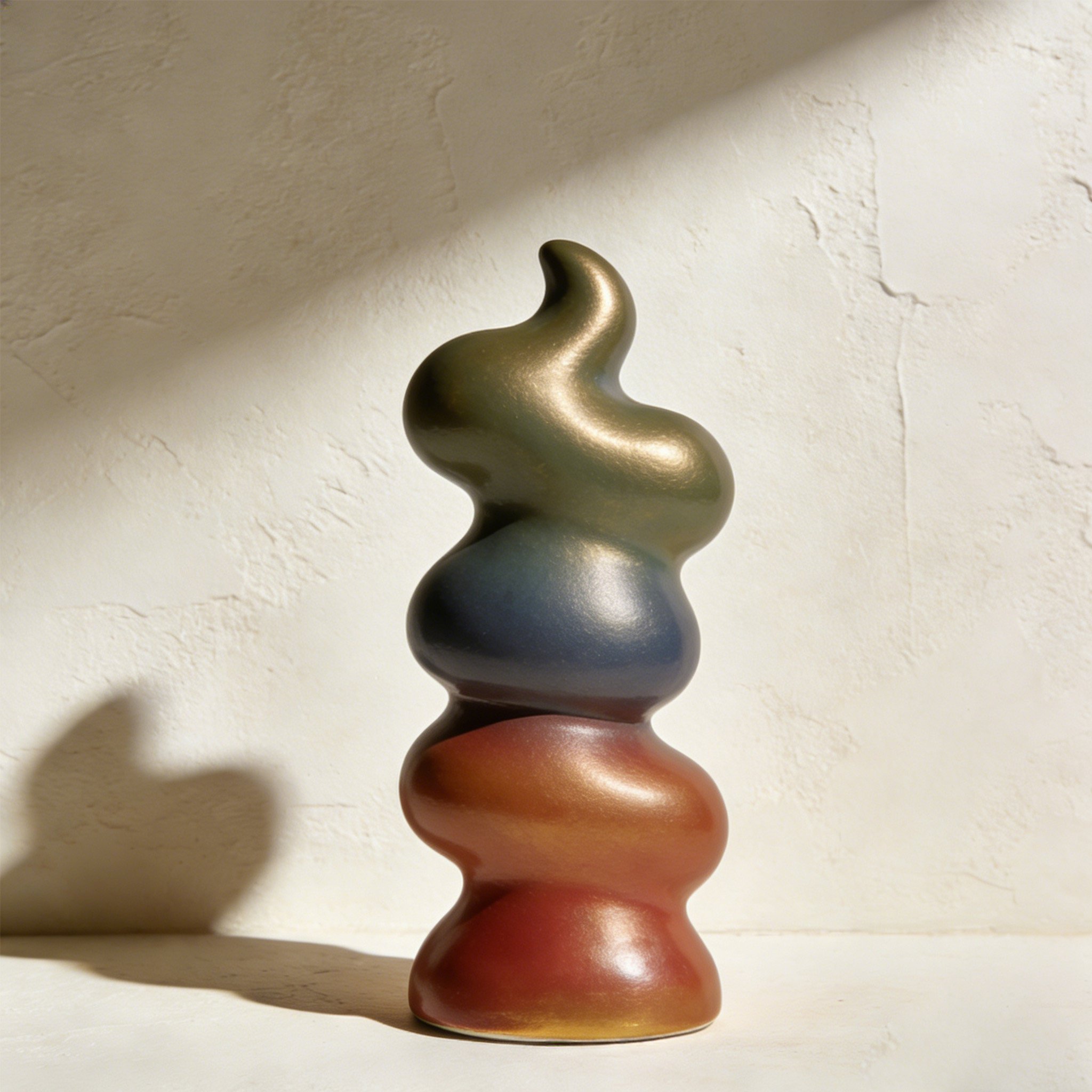 Modern minimalist art sculpture set for contemporary decor