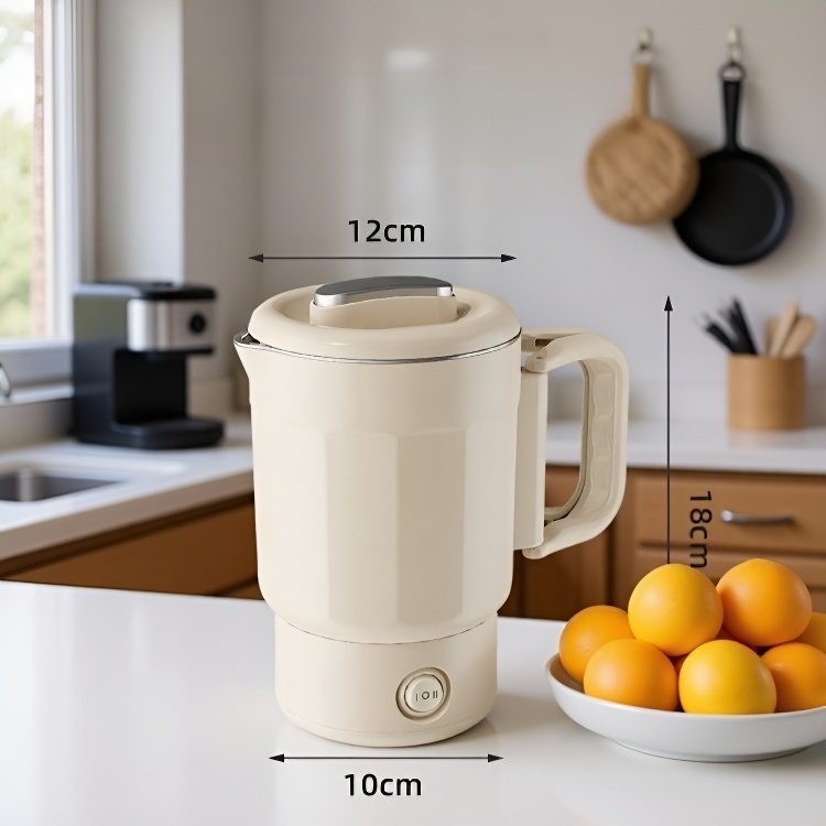 304ステンレススチール製ミニ折りたたみ電気ケトル