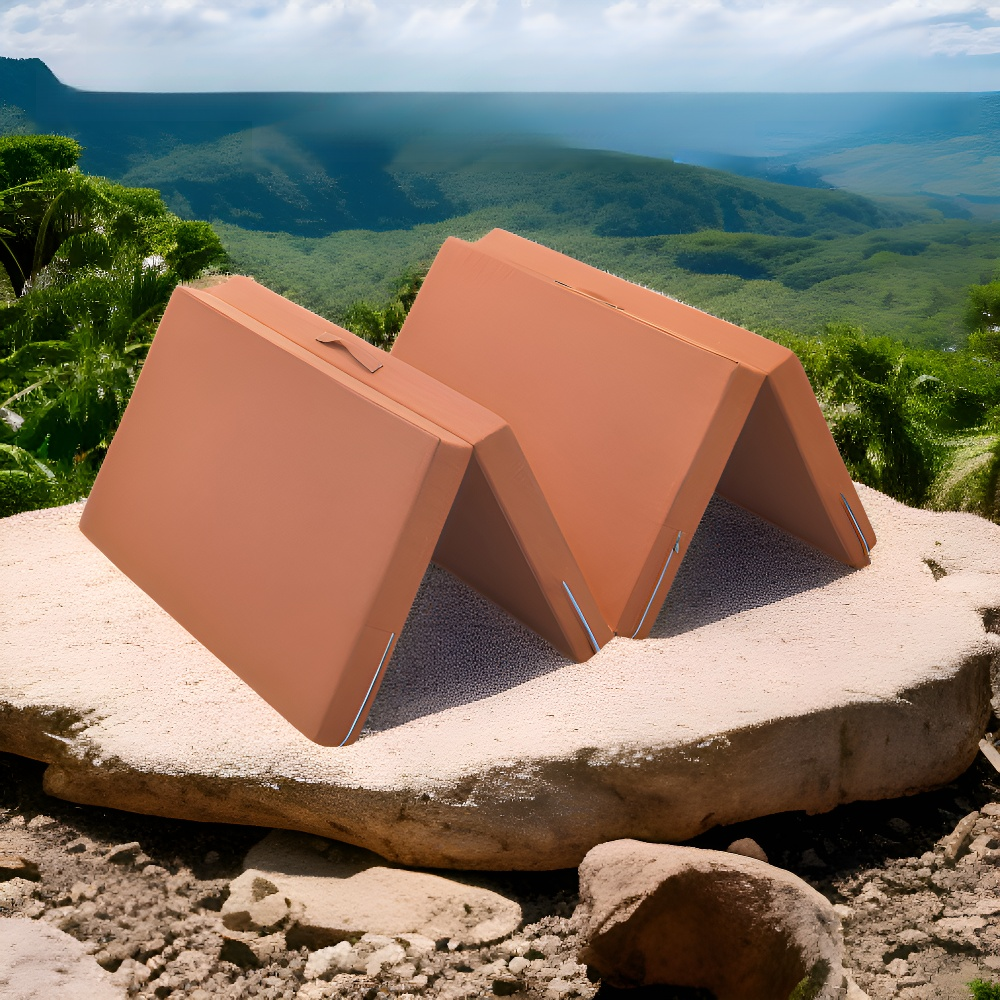 Colchón plegable para descanso, diseño portátil para exteriores