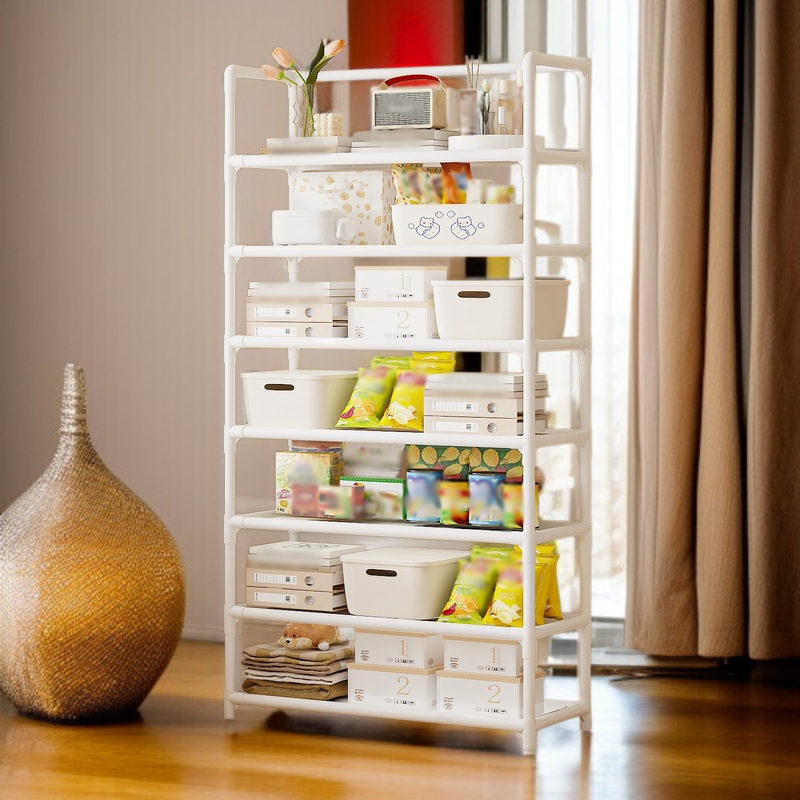 다용도 콤비 수납 선반 다층 홈 선반 실용 다층 수납 선반