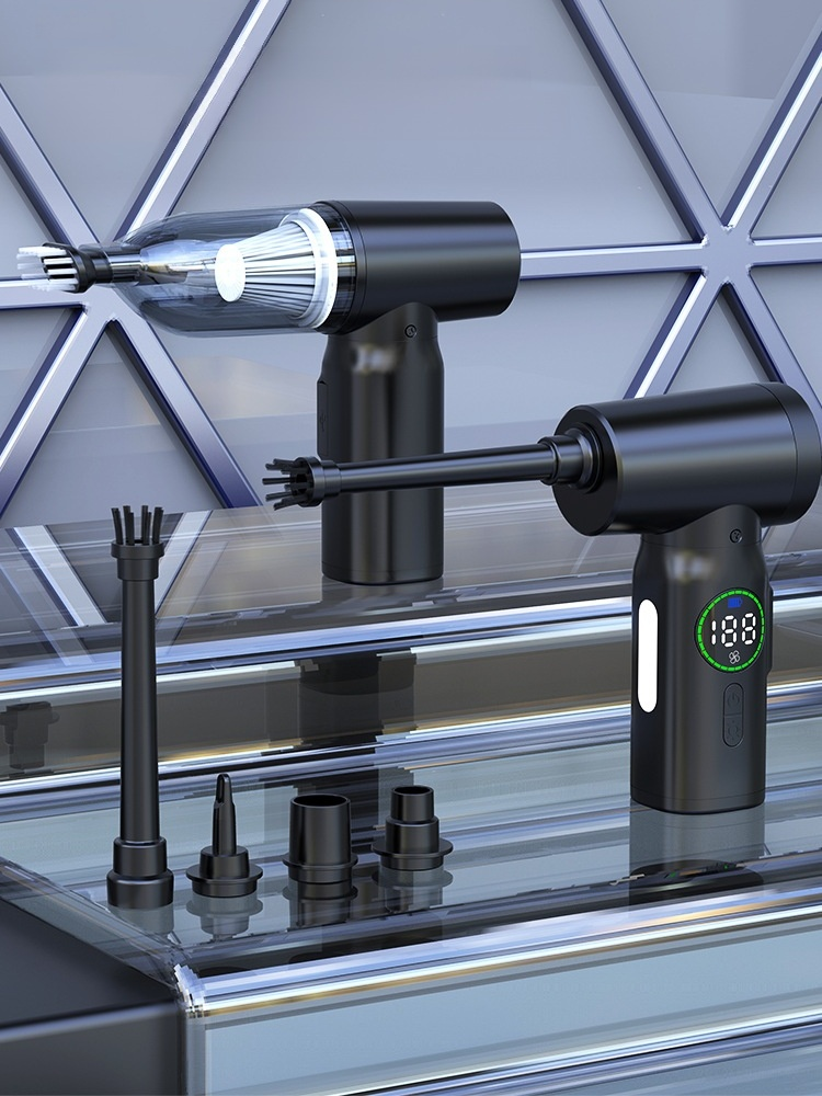 家庭用ミニワイヤレスダストブロワーの全体写真