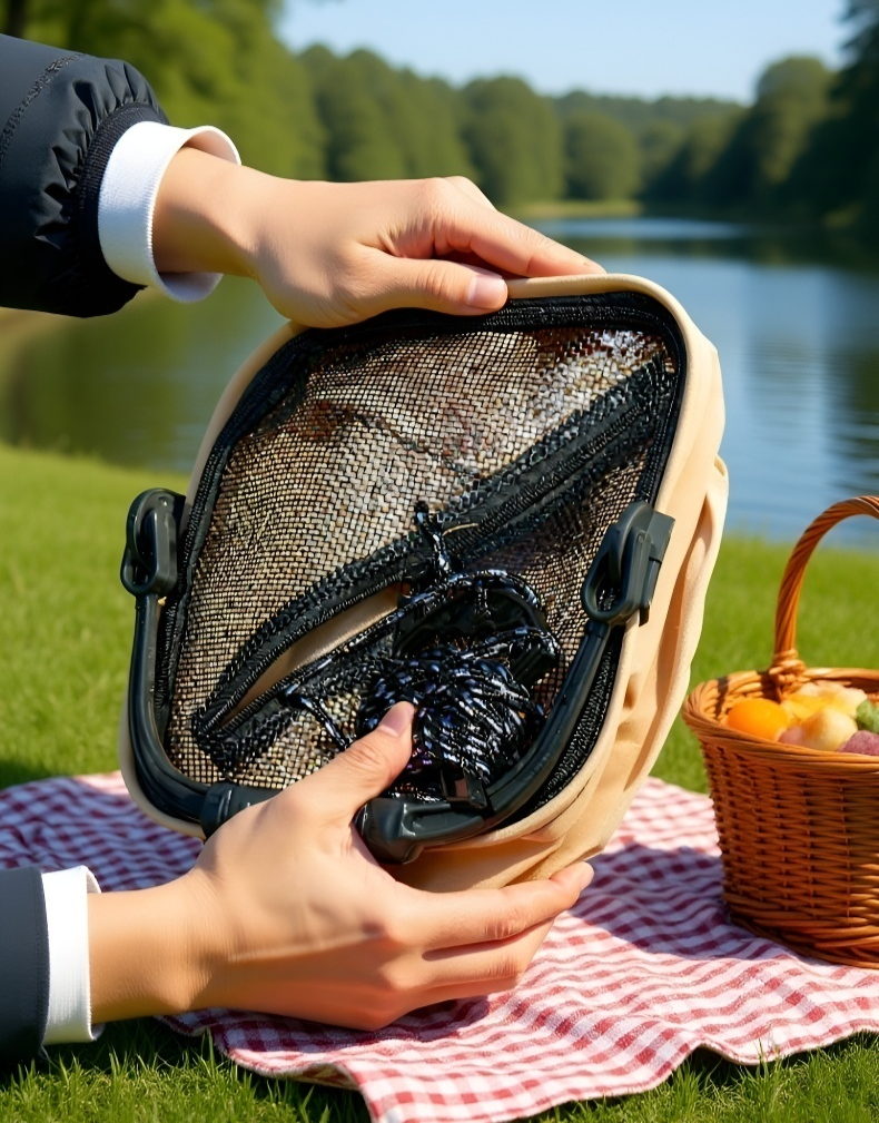 Durable and lightweight travel handbag