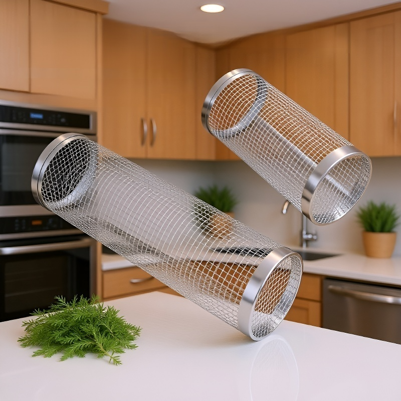 Backyard barbecue with stainless steel grill