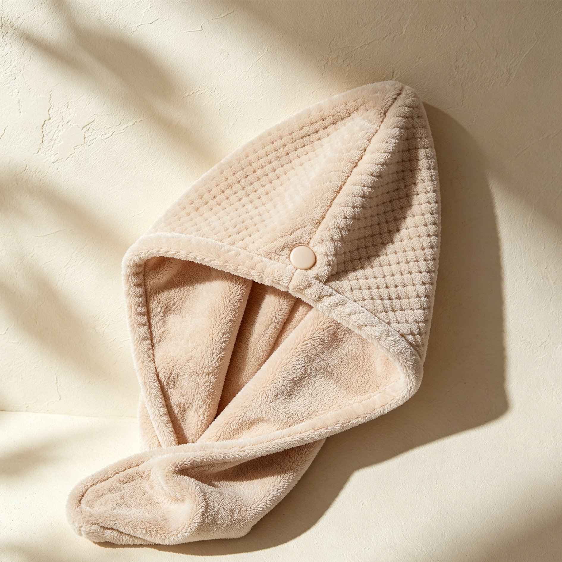 Mikrofaser Haarturban aus Coral Fleece, 4er Pack, weich und saugfähig