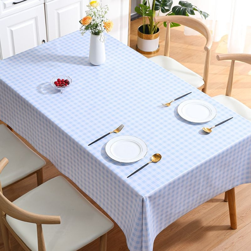  Mantel a cuadros resistente a las manchas