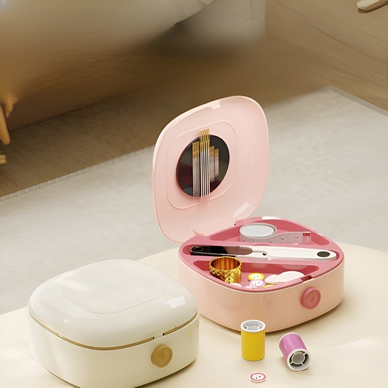 Portable Magnetic Sewing Box Set