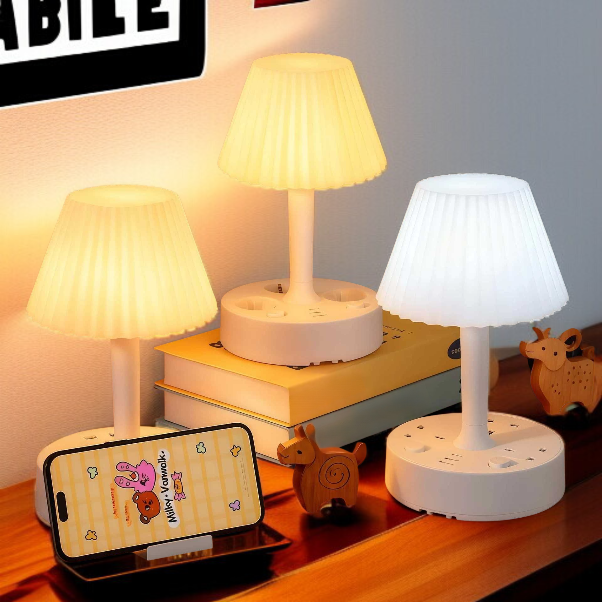 스탠드 아이 보호 LED 침대 헤드램프