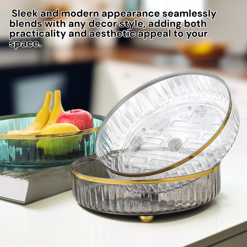 Food-Grade Rotating Organizer Multifunctional Desktop Organizer Kitchen Pet Storage