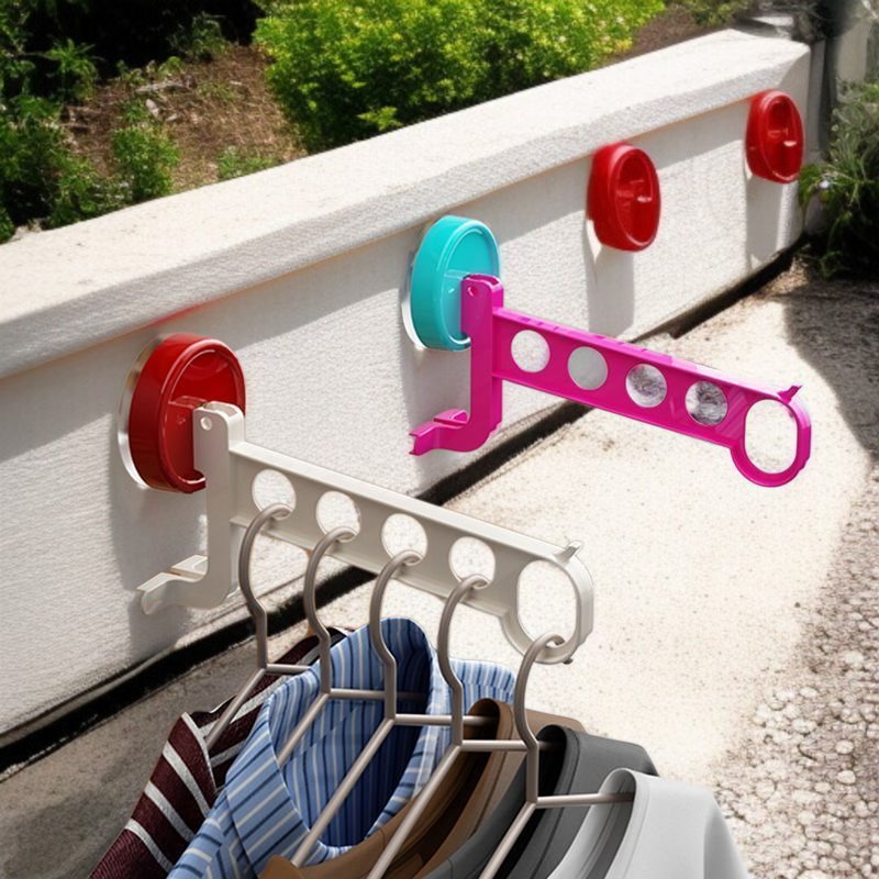 여행 5홀 방수 행거 실용 휴대용 도파민 건조 수납 선반 여행 옷걸이