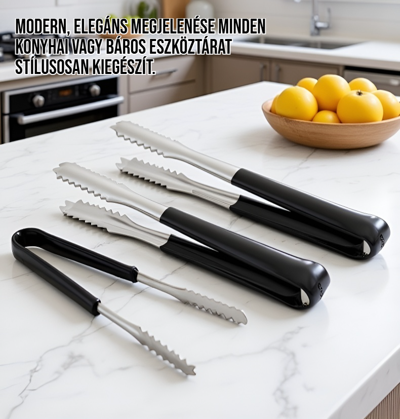 Ergonomikus kialakítású jégbevételi csúszásgátló clip használatban