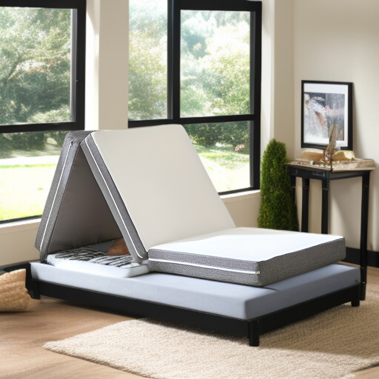 三つ折りメモリーフォームマットレス全体画像