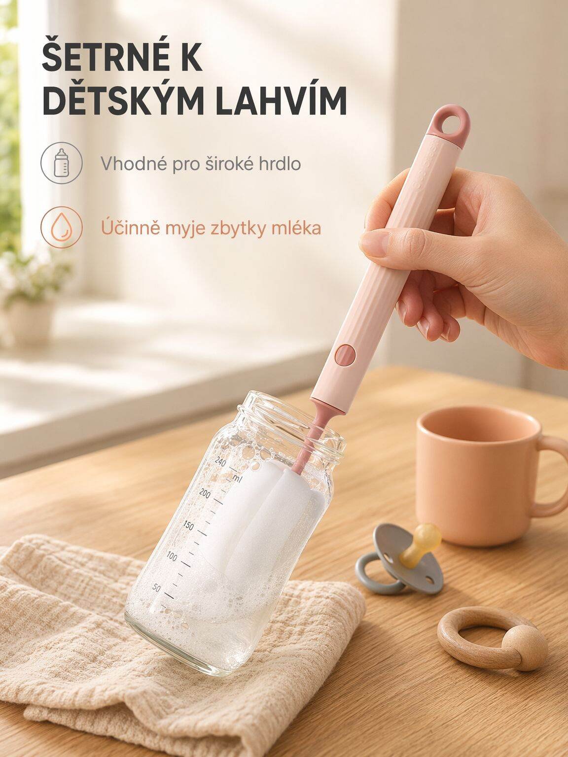 Domácí multifunkční čisticí houbička