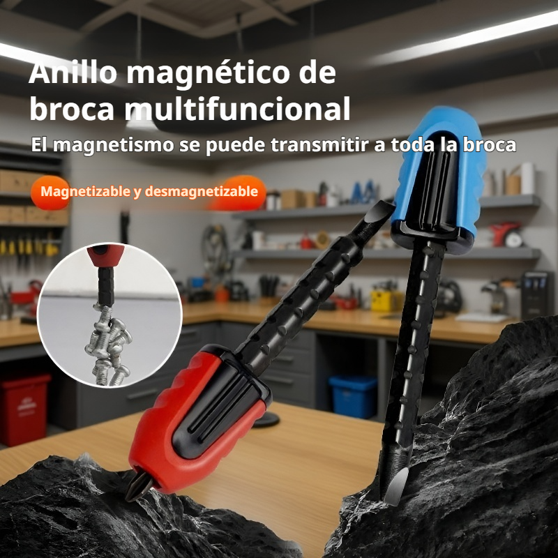 Destornillador magnético duradero con anillo