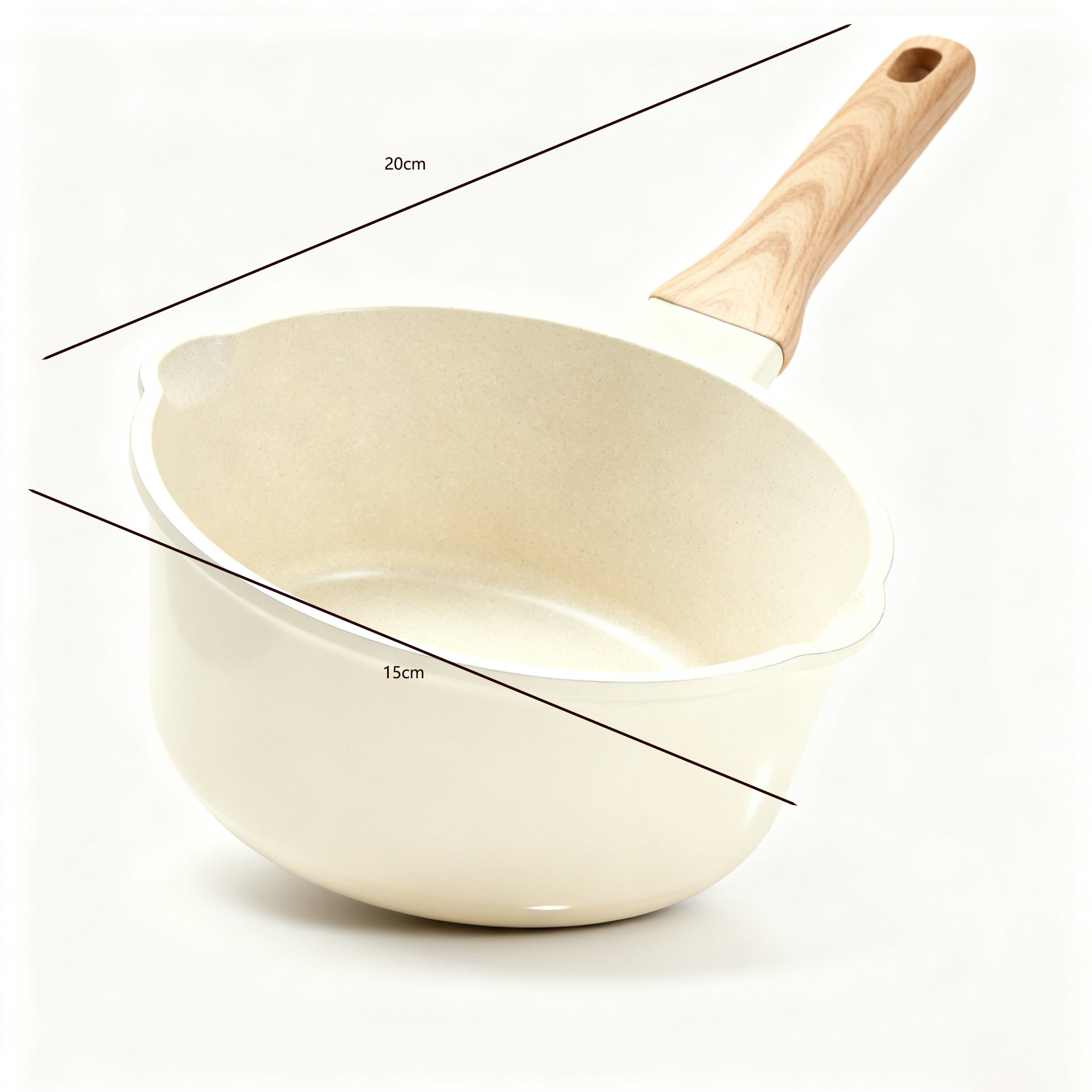 캠핑장에서 사용하는 손잡이 냄비