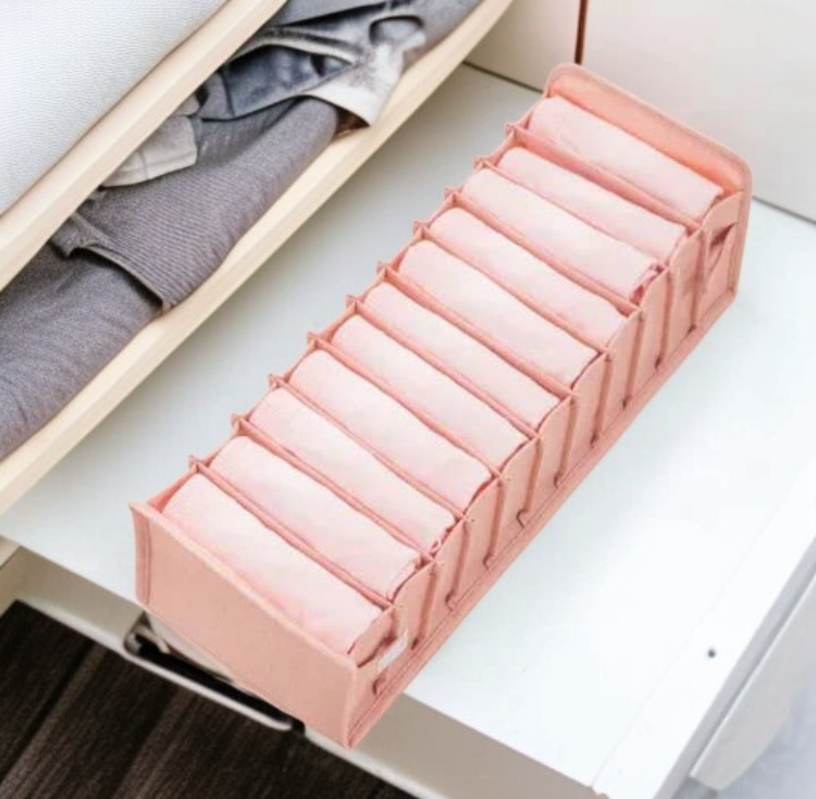 Bedroom drawer organizer for socks and underwear