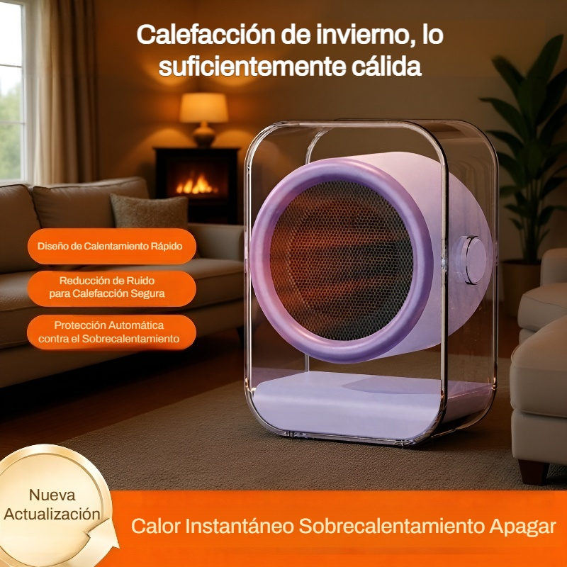 Calefactor de aire caliente de bajo consumo para el hogar 