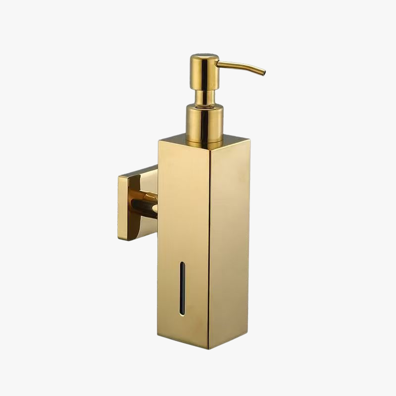 Distributeur de savon mural en acier inoxydable pour salle de bain