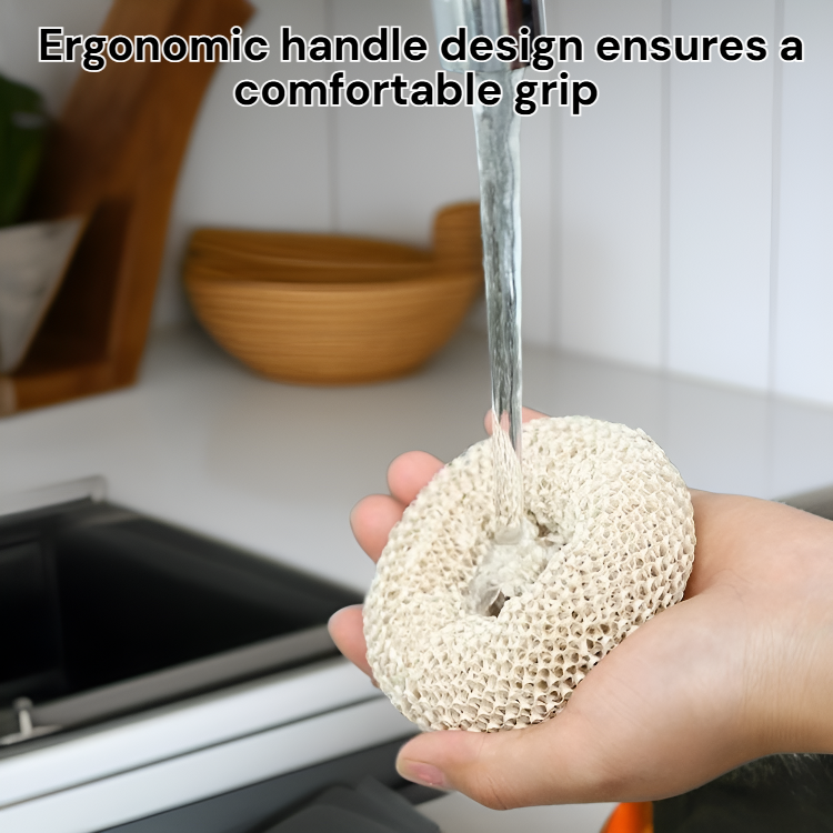 Bamboo Fiber Grease-Removing Pot Cleaning Brush