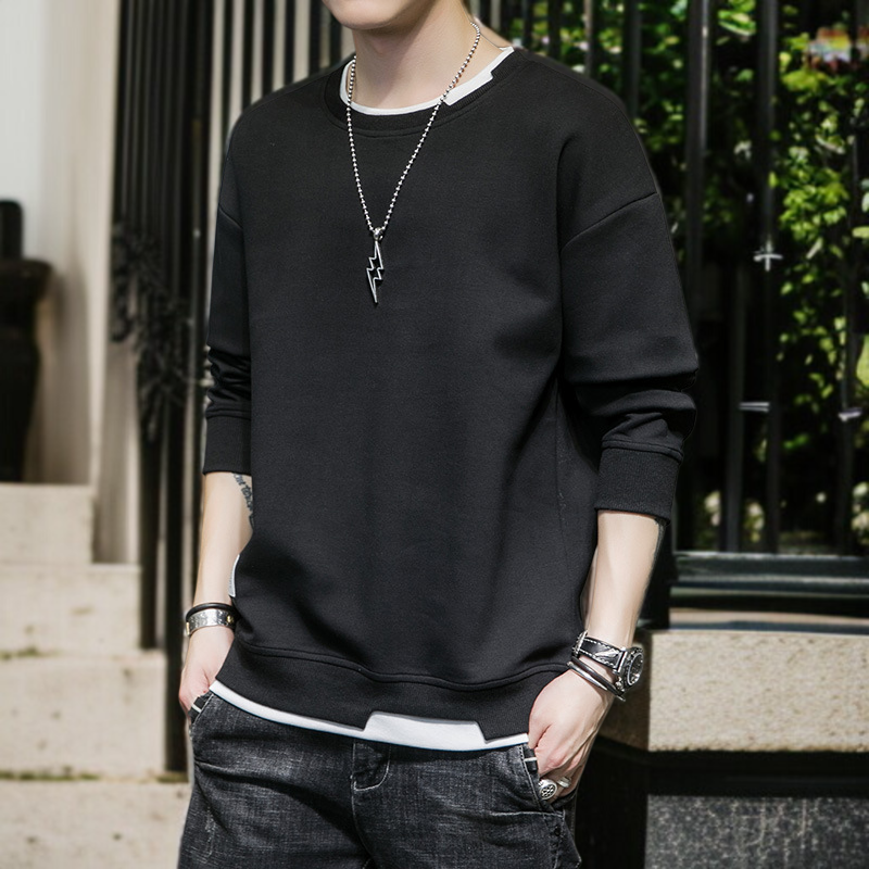 スウェット メンズ 学生 長袖 トップス ラウンドネック プルオーバー ゆったり トップス