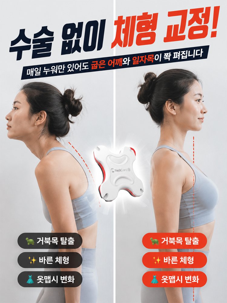 경추 스트레칭 안마기