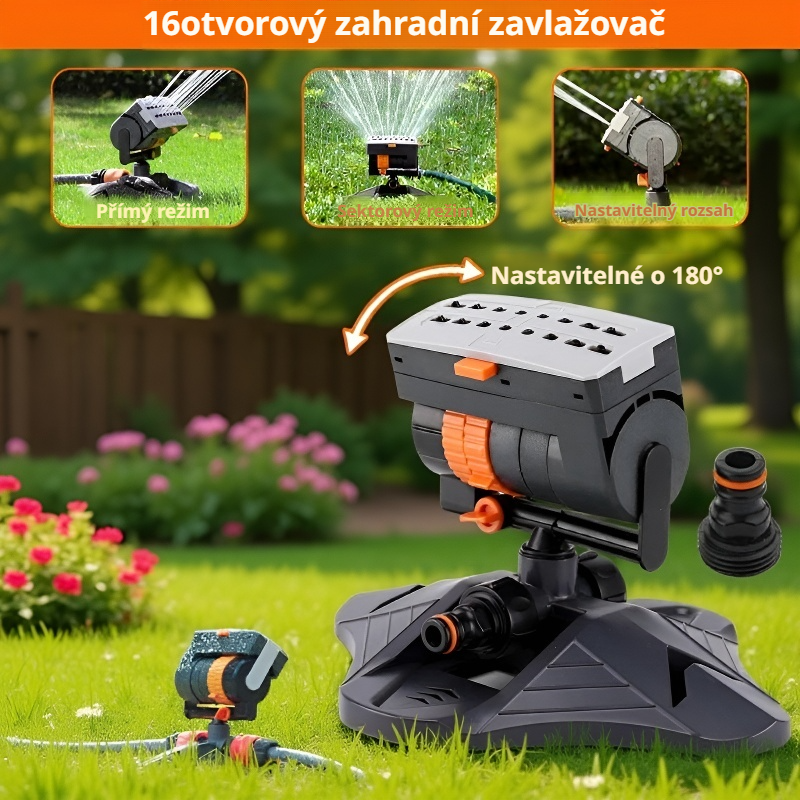 Zahradní postřikovač na zalévání květin