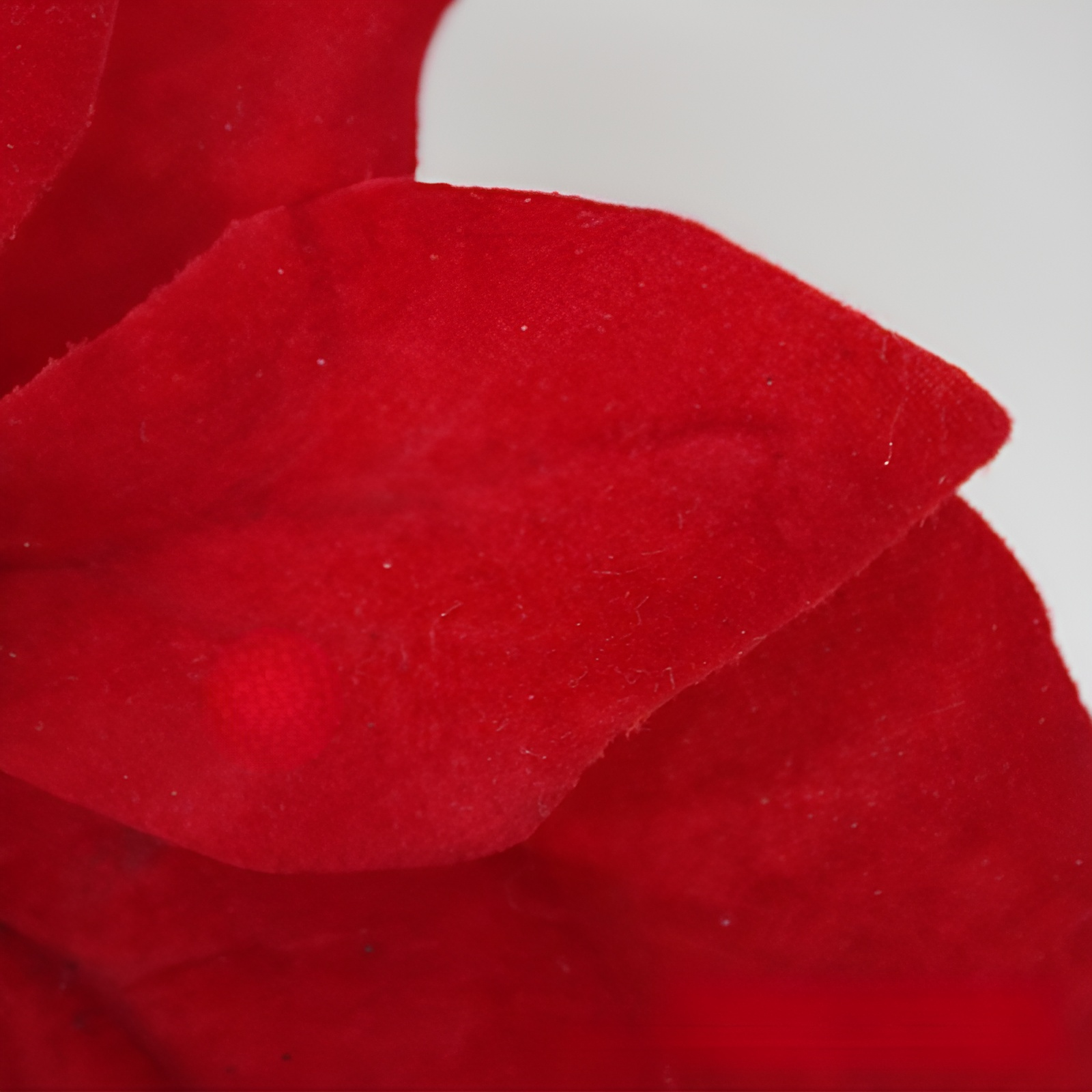 Rosa artificial de terciopelo