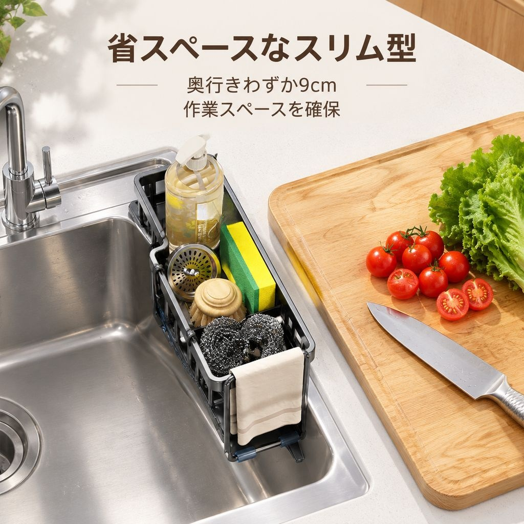 キッチン用洗剤収納ラック